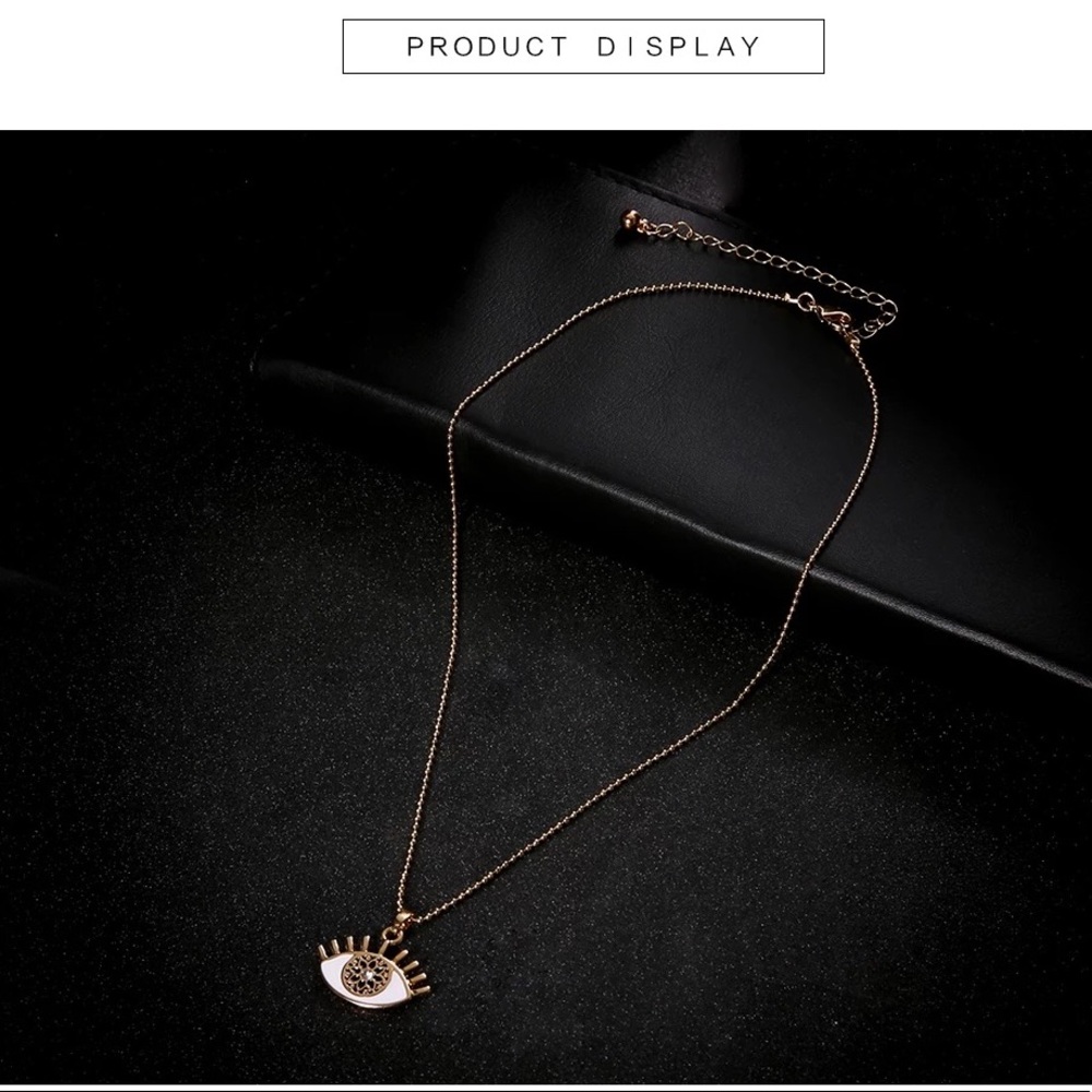 3/$30 💙 Evil Eye Pendant Necklace - Picture 8 of 8